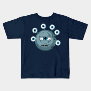 Beholder pixel art Kids T-Shirt